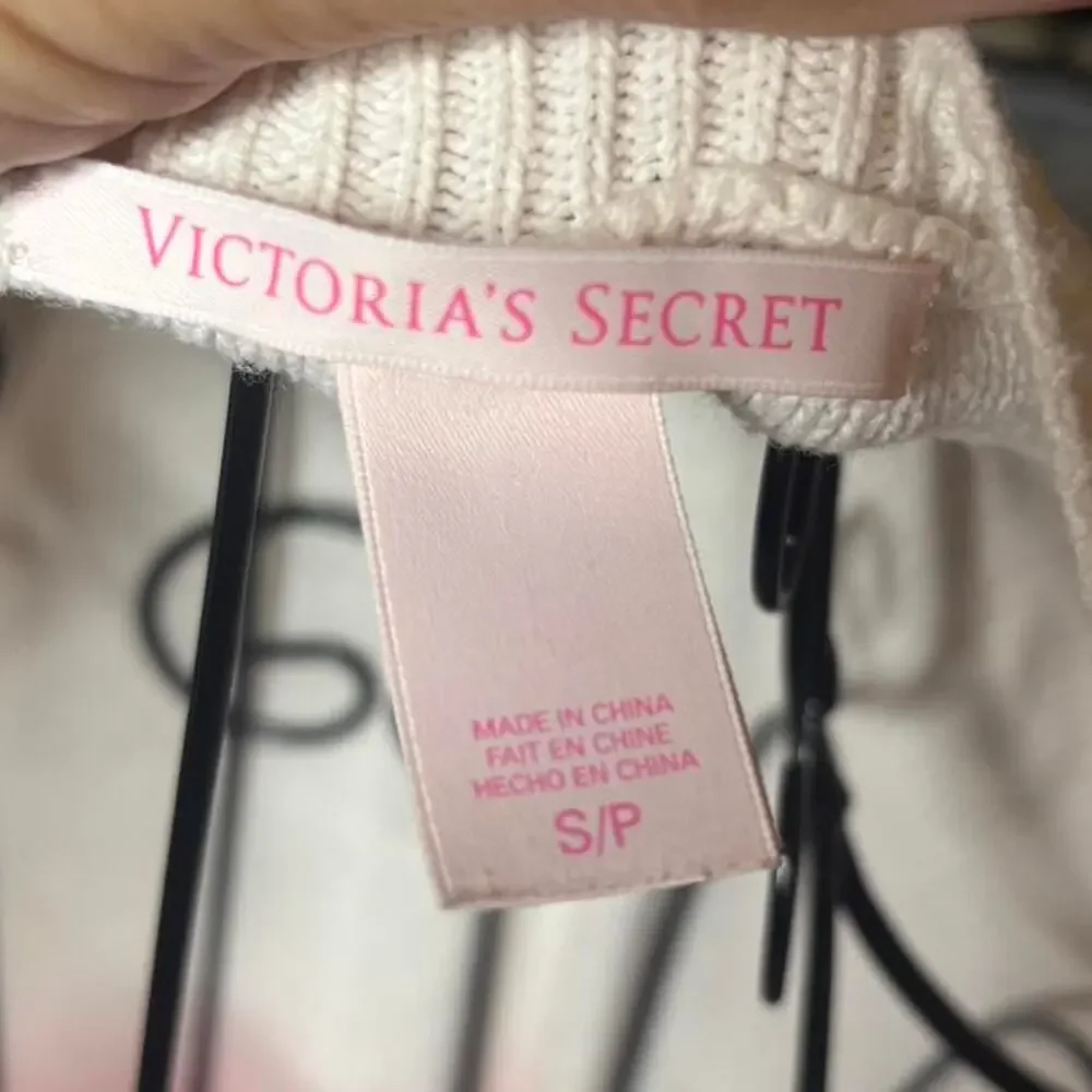 Victoria's Secret Ombre Knit Sweater White Pink Gradient Size Small S
